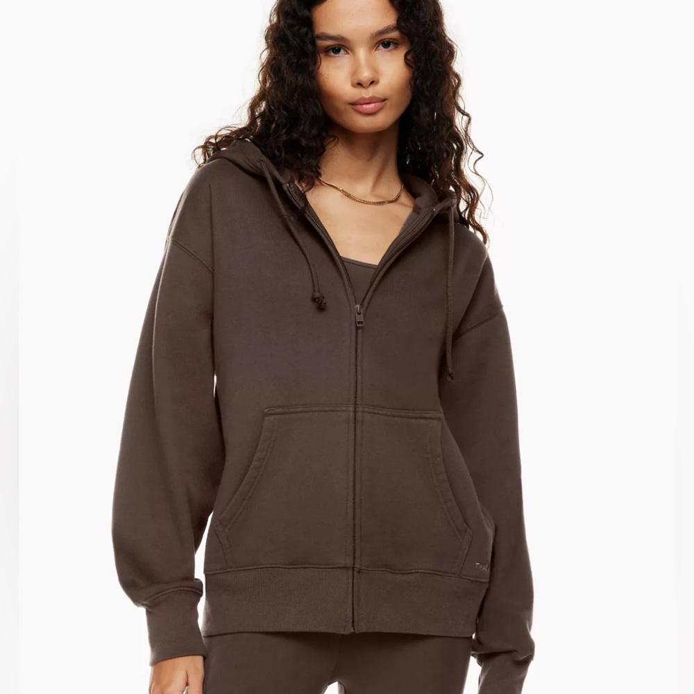 TNA Cozy Fleece Boyfriend Zip Hoodie